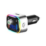 Auto si Moto - Electronice auto - Multimedia auto - Modulator FM 12-24V Bluetooth 5.0 cu functie de incarcator auto 20W Super Charge 3.0 si port USB C - BC62 - Infinity.ro