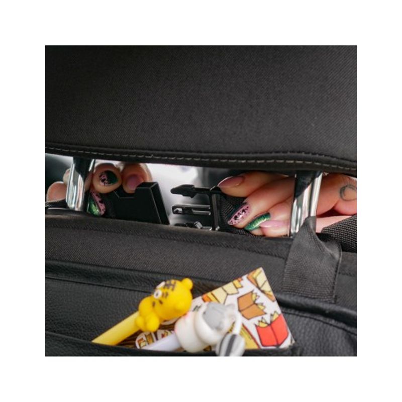 Auto si Moto - Piese auto si accesorii - Interior auto - Accesorii interior - Organizator scaun auto multifunctional negru Mega drive - Infinity.ro