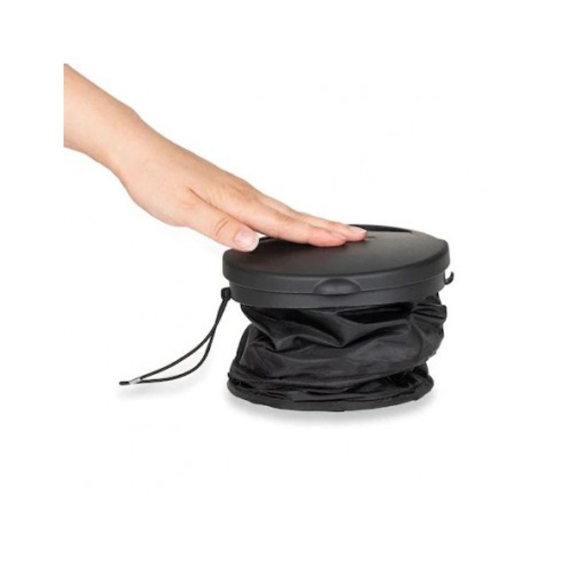 Auto si Moto - Piese auto si accesorii - Interior auto - Accesorii interior - Cos de gunoi portabil pliabil 16x19cm Heyner - Infinity.ro