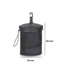 Auto si Moto - Piese auto si accesorii - Interior auto - Accesorii interior - Cos de gunoi portabil pliabil 16x19cm Heyner - Infinity.ro