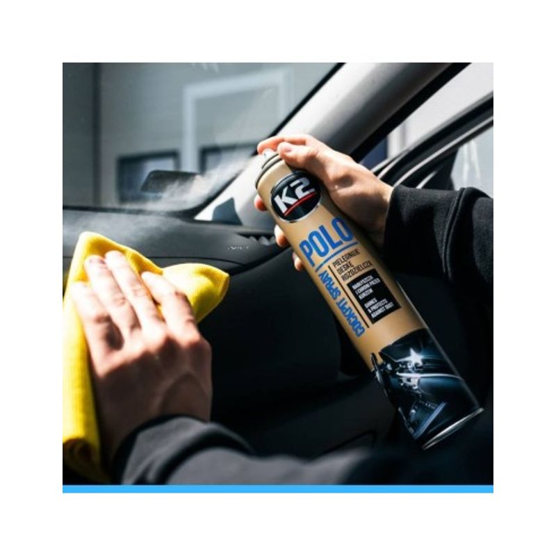 Auto si Moto - Intretinere auto - Produse curatare auto - Spray silicon bord Polo K2 Cockpit Spray, Parfum Brad, 750ml - Infinity.ro