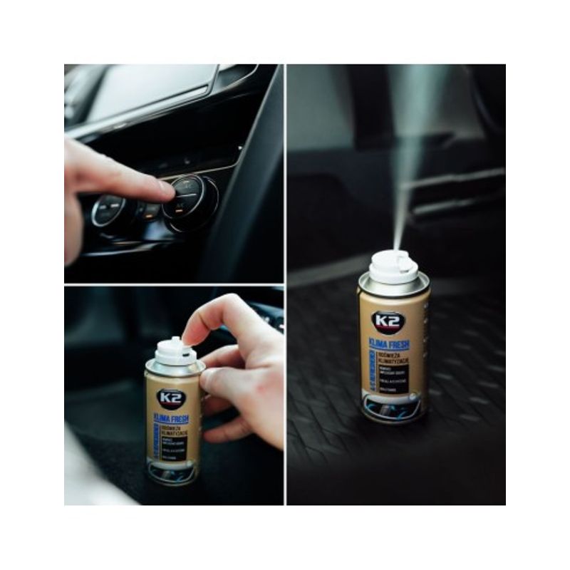 Auto si Moto - Intretinere auto - Produse curatare auto - Solutie Curatat Aer Conditionat Floare, K2 KLIMA FRESH, 150ml - Infinity.ro