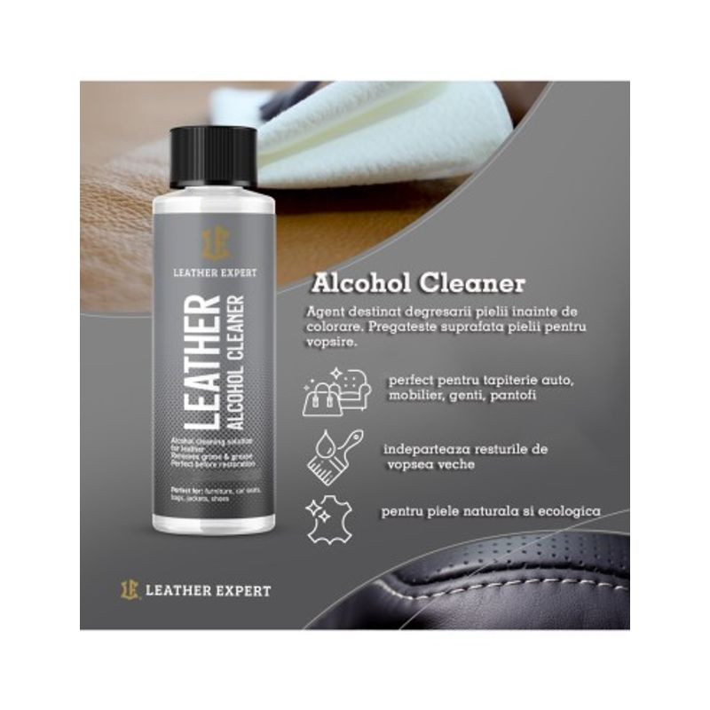 Auto si Moto - Piese auto si accesorii - Interior auto - Accesorii interior - Set reparare si ingrijirea a volanului Negru LEATHER EXPERT - Infinity.ro