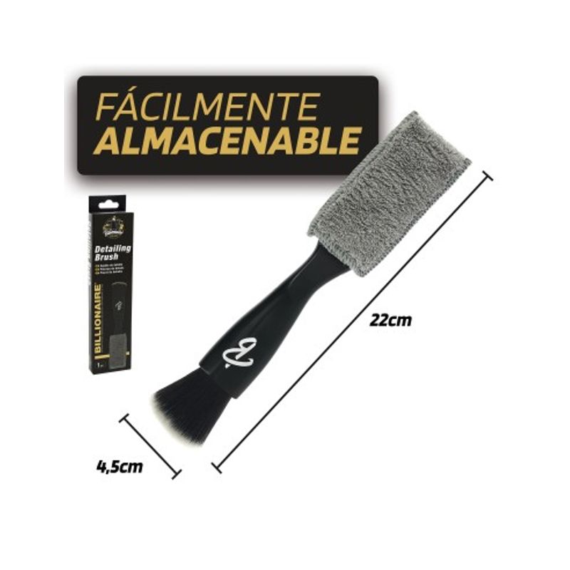 Auto si Moto - Intretinere auto - Produse curatare auto - Pensula detailing 2in1, Billionaire Detailing Brush Dual - Infinity.ro