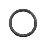 Auto si Moto - Intretinere auto - Huse auto - Husa Volan Din Piele Naturala Semi Perforata Negru 37-39 cm - Infinity.ro