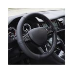 Auto si Moto - Intretinere auto - Huse auto - Husa Volan Din Piele Naturala Semi Perforata Negru 37-39 cm - Infinity.ro