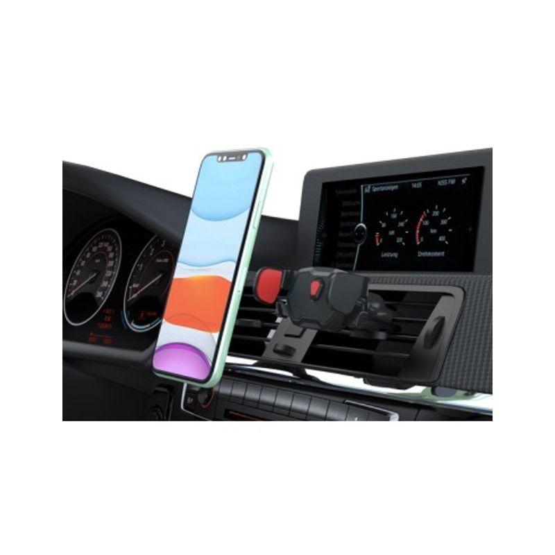 Laptop, Telefoane si Tablete - Telefoane mobile si accesorii - Accesorii Telefoane - Suport si docking telefoane - Suport telefon auto extensibil 58-95 mm cu prindere in grila de ventilatie - Infinity.ro