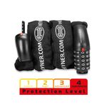 Sport si Outdoor - Ciclism - Accesorii pentru biciclete - Suporturi accesorii biciclete - Antifurt Pentru Bicicleta 110 Cm Cu Cifru Heyner - Infinity.ro