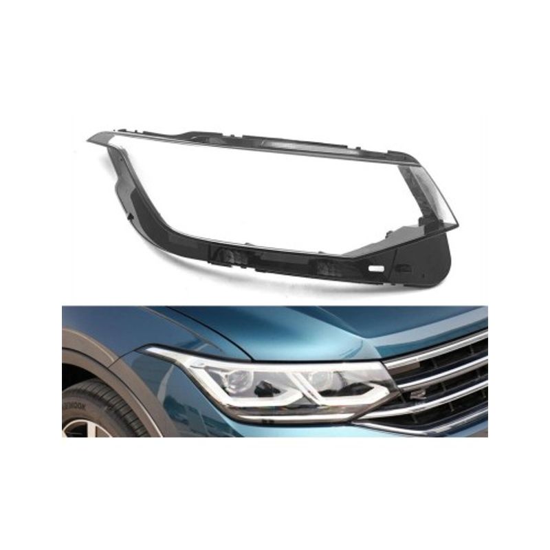 Auto si Moto - Piese auto si accesorii - Caroserie - Faruri, stopuri si proiectoare - Sticla far dreapta pentru Volkswagen Tiguan (2020 - 2023) - Infinity.ro