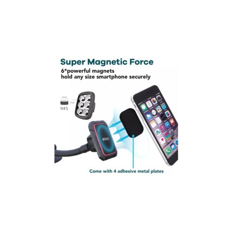 Laptop, Telefoane si Tablete - Telefoane mobile si accesorii - Accesorii Telefoane - Suport si docking telefoane - Suport telefon auto magnetic cu fixare pe parbriz cu ventuza - Infinity.ro
