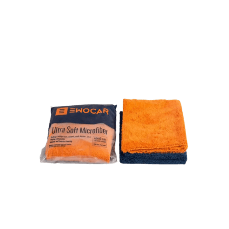 Auto si Moto - Intretinere auto - Produse curatare auto - Set 2 lavete din microfibra profesionale Ewocar Microfiber Basic  40x40 cm - Infinity.ro