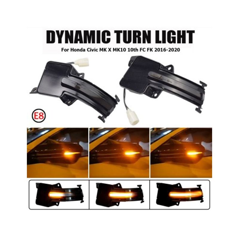 Auto si Moto - Electrice auto - Iluminare si semnalizare - Becuri auto - Set 2 Semnalizari Led Oglinda Dinamice Honda Civic X MK10 (2016 - 2020) - Infinity.ro