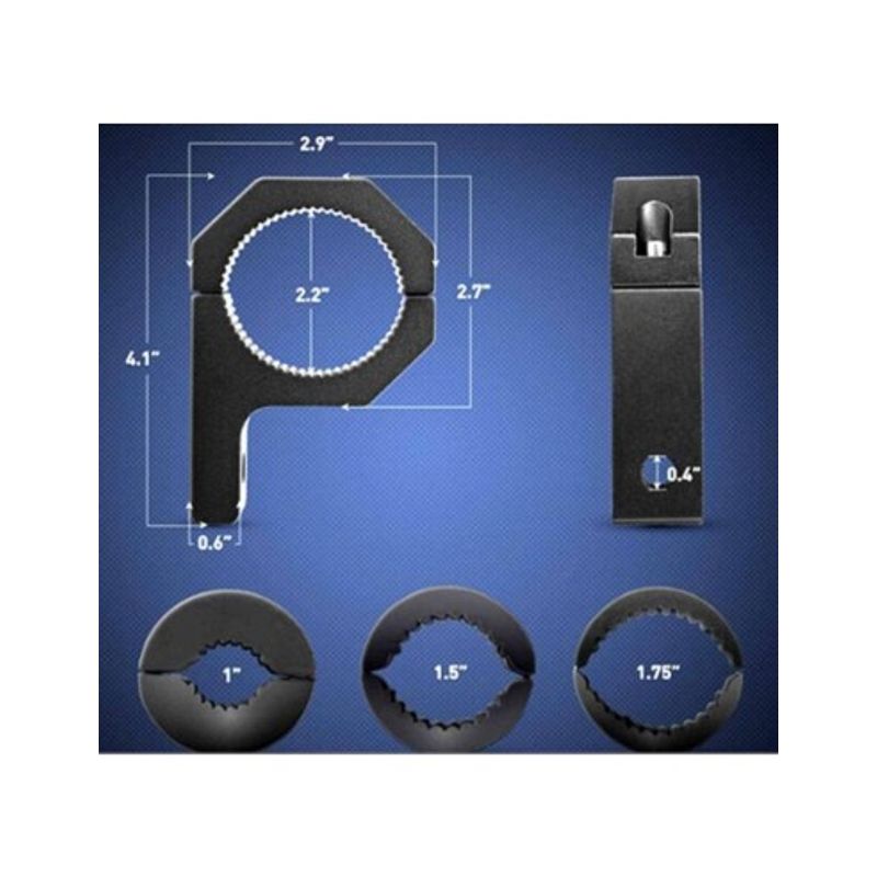 Auto si Moto - Piese auto si accesorii - Piese auto - Tuning - Set Suporti universali montaj proiectoare pe ghidon - Infinity.ro