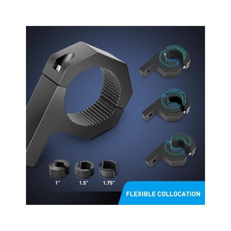 Auto si Moto - Piese auto si accesorii - Piese auto - Tuning - Set Suporti universali montaj proiectoare pe ghidon - Infinity.ro