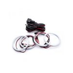 Auto si Moto - Electrice auto - Iluminare si semnalizare - Becuri auto - Kit Angel Eyes LED COTTON BMW E90 NFL 2x100mm + 2x120mm pentru inlocuirea inelelor originale - Infinity.ro