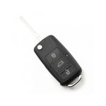 Auto si Moto - Electronice auto - Accesorii electronice auto - Carcasa cheie tip briceag Volkswagen cu 3 butoane - Infinity.ro