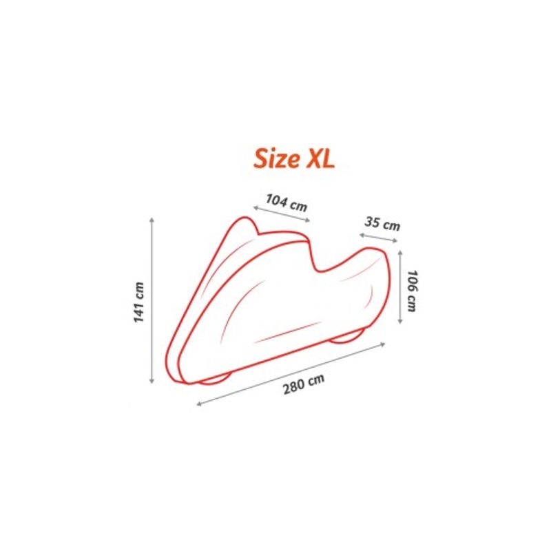 Auto si Moto - Intretinere auto - Huse auto - Husa Exterior Moto Marimea XL  Mega Drive - Infinity.ro