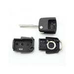 Auto si Moto - Electronice auto - Accesorii electronice auto - Carcasa cheie tip briceag Volkswagen cu 3 butoane - Infinity.ro
