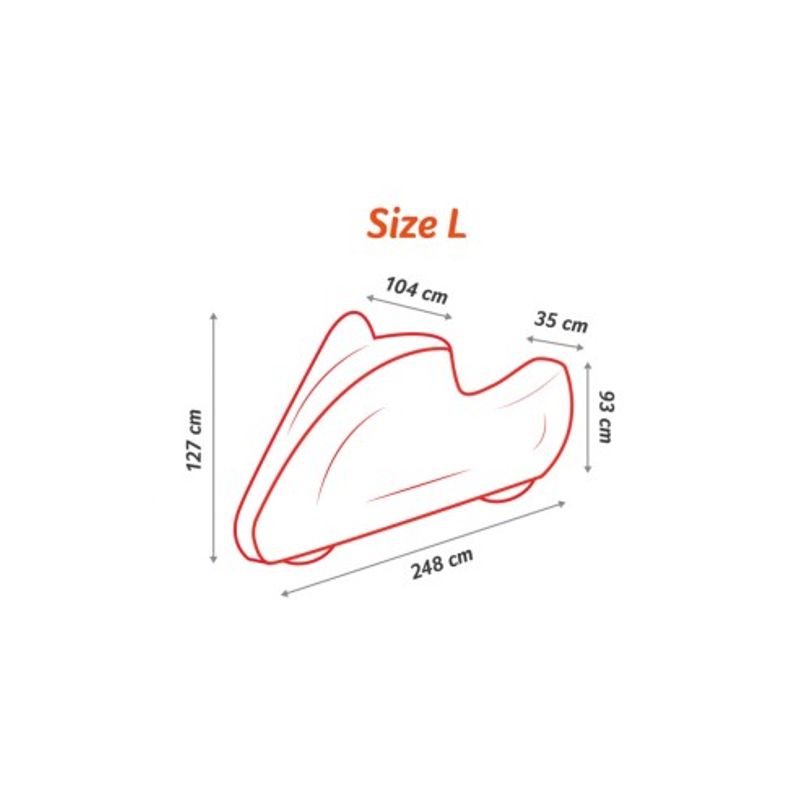 Auto si Moto - Intretinere auto - Huse auto - Husa Exterior Moto Marimea L  Mega Drive - Infinity.ro