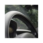 Auto si Moto - Intretinere auto - Huse auto - Husa Volan Confort Grip neagru marimea cusatura alba L 39- 40 cm - Infinity.ro