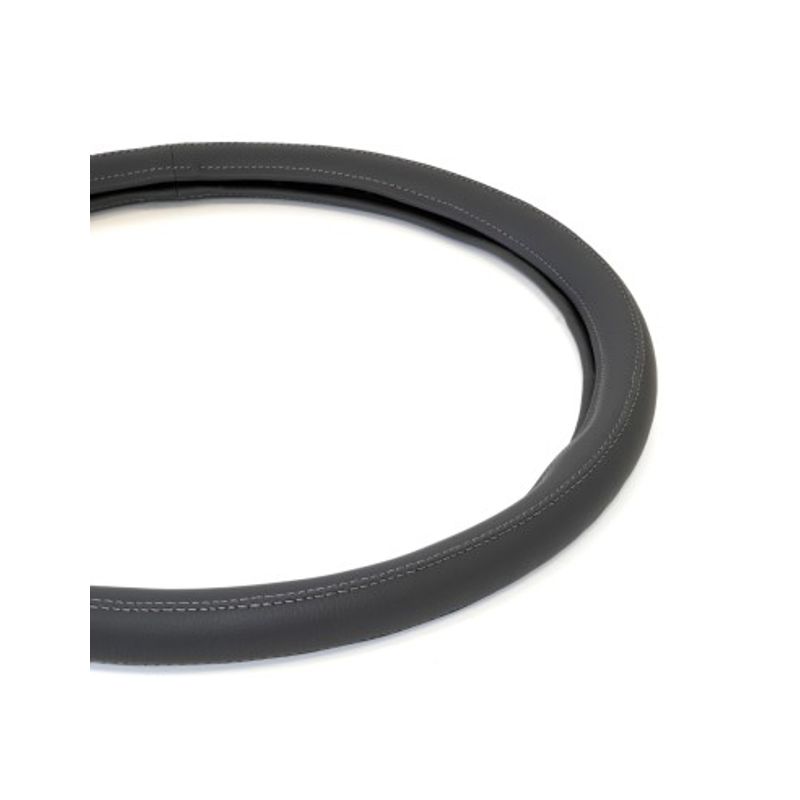 Auto si Moto - Intretinere auto - Huse auto - Husa Volan Piele Ecologica Gri 40-42 Cm - Infinity.ro