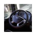 Auto si Moto - Intretinere auto - Huse auto - Husa Volan Piele Ecologica Gri 40-42 Cm - Infinity.ro