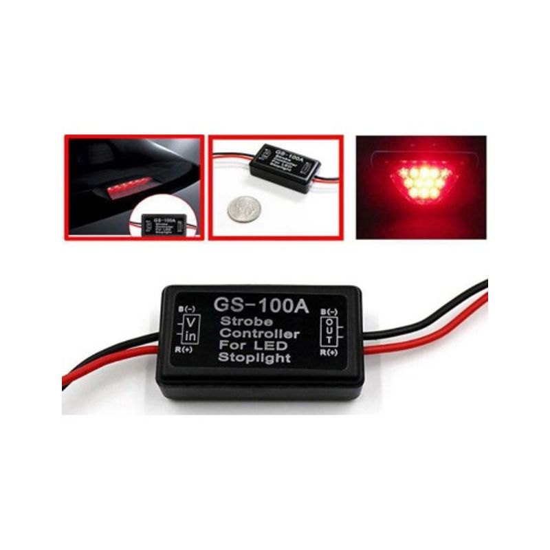 Auto si Moto - Electrice auto - Alte accesorii electrice auto - Modul stroboscop / flash pentru franare de urgenta 12/24v - Infinity.ro