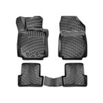 Auto si Moto - Intretinere auto - Covorase auto - Set covorase auto din cauciuc tip tavita Renault Clio 3 2005-2012 - Infinity.ro