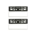 Auto si Moto - Piese auto si accesorii - Caroserie - Ornamente exterior auto - Suport Numar Inmatriculare Cromat Set 2 Buc Mega Drive - Infinity.ro