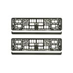 Auto si Moto - Piese auto si accesorii - Caroserie - Ornamente exterior auto - Suport Numar Inmatriculare Rigleta Tip 1 Set 2 Buc Mega Drive - Infinity.ro