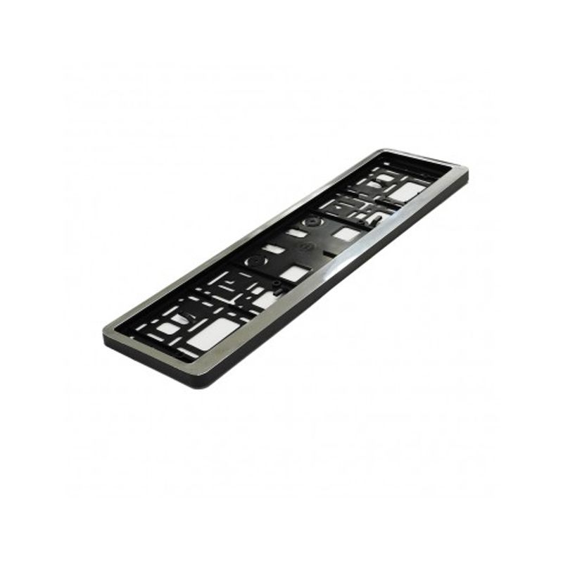 Auto si Moto - Piese auto si accesorii - Caroserie - Ornamente exterior auto - Suport Numar Inmatriculare Cromat Set 2 Buc Mega Drive - Infinity.ro