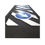 Auto si Moto - Piese auto si accesorii - Caroserie - Ornamente exterior auto - Aparator Noroi 3D Camion 240X35 CM - Infinity.ro