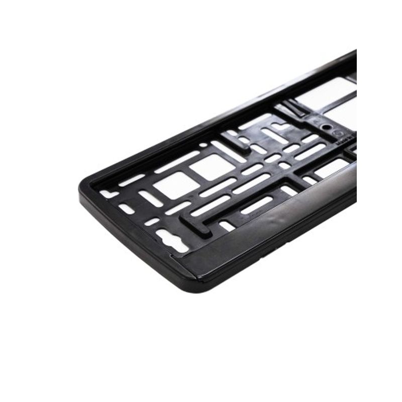 Auto si Moto - Piese auto si accesorii - Caroserie - Ornamente exterior auto - Suport Numar Inmatriculare Negru Cu Rigleta 1 Buc Mega Drive - Infinity.ro