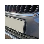 Auto si Moto - Piese auto si accesorii - Caroserie - Ornamente exterior auto - Set suport numar inmatriculare auto slim Negru 4buc - Infinity.ro