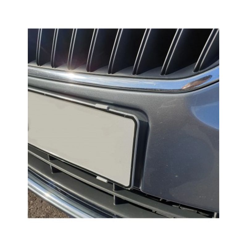 Auto si Moto - Piese auto si accesorii - Caroserie - Ornamente exterior auto - Set suport numar inmatriculare auto slim Negru 4buc - Infinity.ro