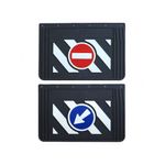 Auto si Moto - Piese auto si accesorii - Caroserie - Ornamente exterior auto - Set 2 Buc Aparatori Noroi 3D Camion 60X40 CM - Infinity.ro