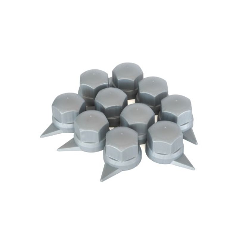 Auto si Moto - Piese auto si accesorii - Caroserie - Ornamente exterior auto - Set 10 Bucati Capac Plastic Pentru Prezon Roata Cu Indicator 33 mm Gri 41 Mm - Infinity.ro