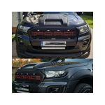 Auto si Moto - Piese auto si accesorii - Caroserie - Ornamente exterior auto - Ornament capota negru mat Ford Ranger T6, T7, T8 2012-2022 - Infinity.ro