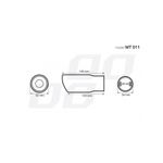 Auto si Moto - Piese auto si accesorii - Caroserie - Ornamente exterior auto - Ornament toba esapament din inox 30-45mm, Lungime 149mm - Infinity.ro