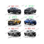 Auto si Moto - Piese auto si accesorii - Caroserie - Grile de ventilatie si accesorii - Grila radiator Raptor Style negru mat cu leduri portocalii, Ford Ranger T9 2022-2024 - Infinity.ro