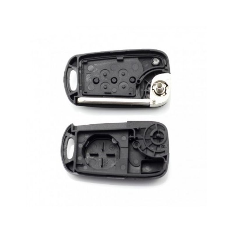 Auto si Moto - Electronice auto - Accesorii electronice auto - Hyundai - Carcasa cheie tip briceag, 3 butoane, lama pe stanga - Infinity.ro