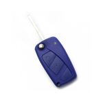 Auto si Moto - Electronice auto - Accesorii electronice auto - Fiat - Carcasa cheie tip briceag, 2 butoane, albastru - Infinity.ro