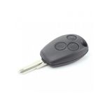 Auto si Moto - Electronice auto - Accesorii electronice auto - Dacia / Renault - Carcasa cheie cu 3 butoane si suport baterie din inox - Infinity.ro