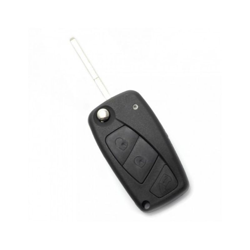 Auto si Moto - Electronice auto - Accesorii electronice auto - Fiat – Carcasa cheie tip briceag, 3 butoane, negru - Infinity.ro