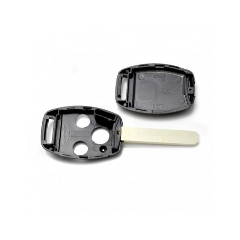 Auto si Moto - Electronice auto - Accesorii electronice auto - Honda Carcasa cheie, 3 butoane (cu soclu pt. chip) - Infinity.ro