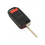 Auto si Moto - Electronice auto - Accesorii electronice auto - Mercedes-Benz – Carcasa cheie tip briceag 3 butoane, buton panica, lama 2 piste - Infinity.ro