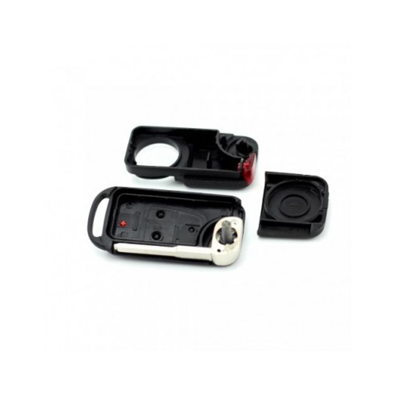 Auto si Moto - Electronice auto - Accesorii electronice auto - Mercedes-Benz – Carcasa cheie tip briceag 3 butoane, buton panica, lama 2 piste - Infinity.ro