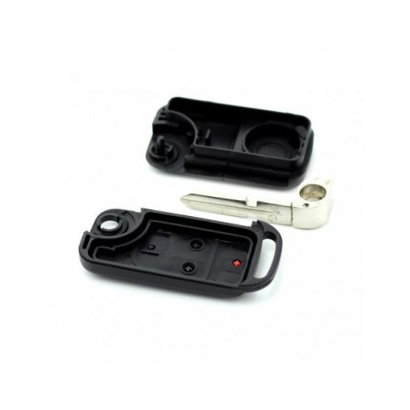 Auto si Moto - Electronice auto - Accesorii electronice auto - Mercedes-Benz – Carcasa cheie tip briceag 3 butoane, buton panica, lama 4 piste - Infinity.ro