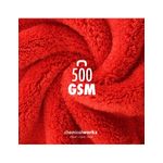 Auto si Moto - Intretinere auto - Produse curatare auto - Prosop auto fin Chemicalworkz Edgeless Soft Touch Towel, 500 GSM, 40x40 cm Rosu - Infinity.ro