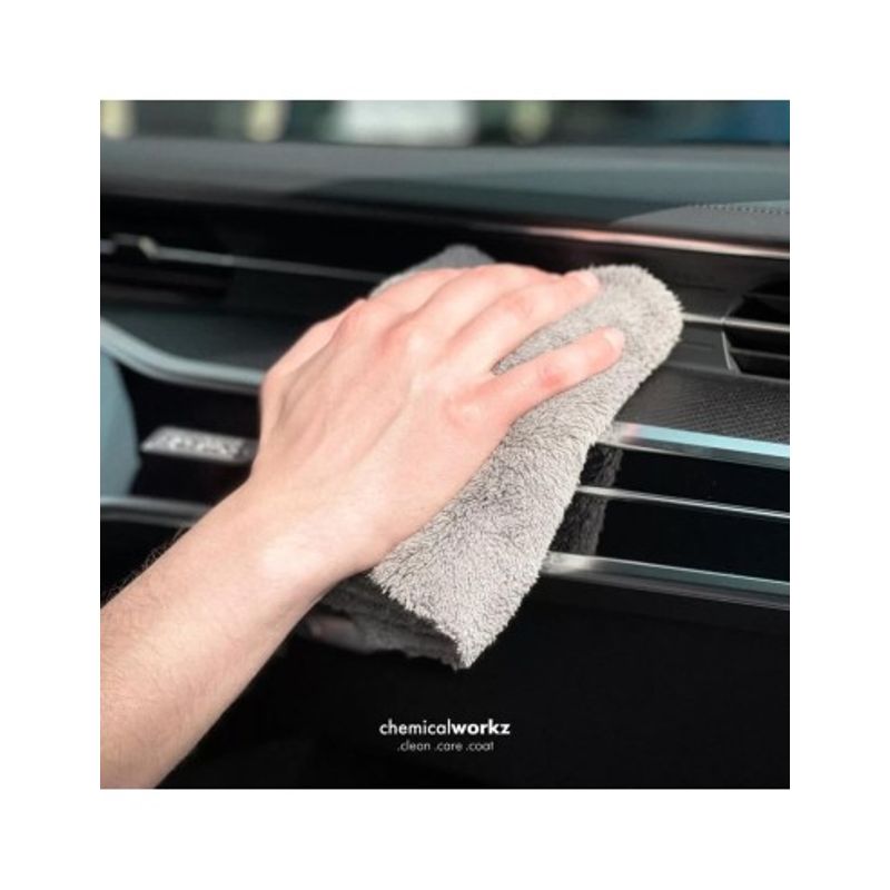 Auto si Moto - Intretinere auto - Produse curatare auto - Prosop auto fin Chemicalworkz Edgeless Soft Touch Towel, 500 GSM, 40x40 cm Gri - Infinity.ro
